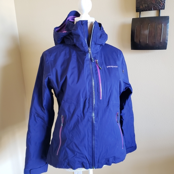 Patagonia H2No Insulated Outskirts ski jacket small purple/blue - Picture 1 of 16
